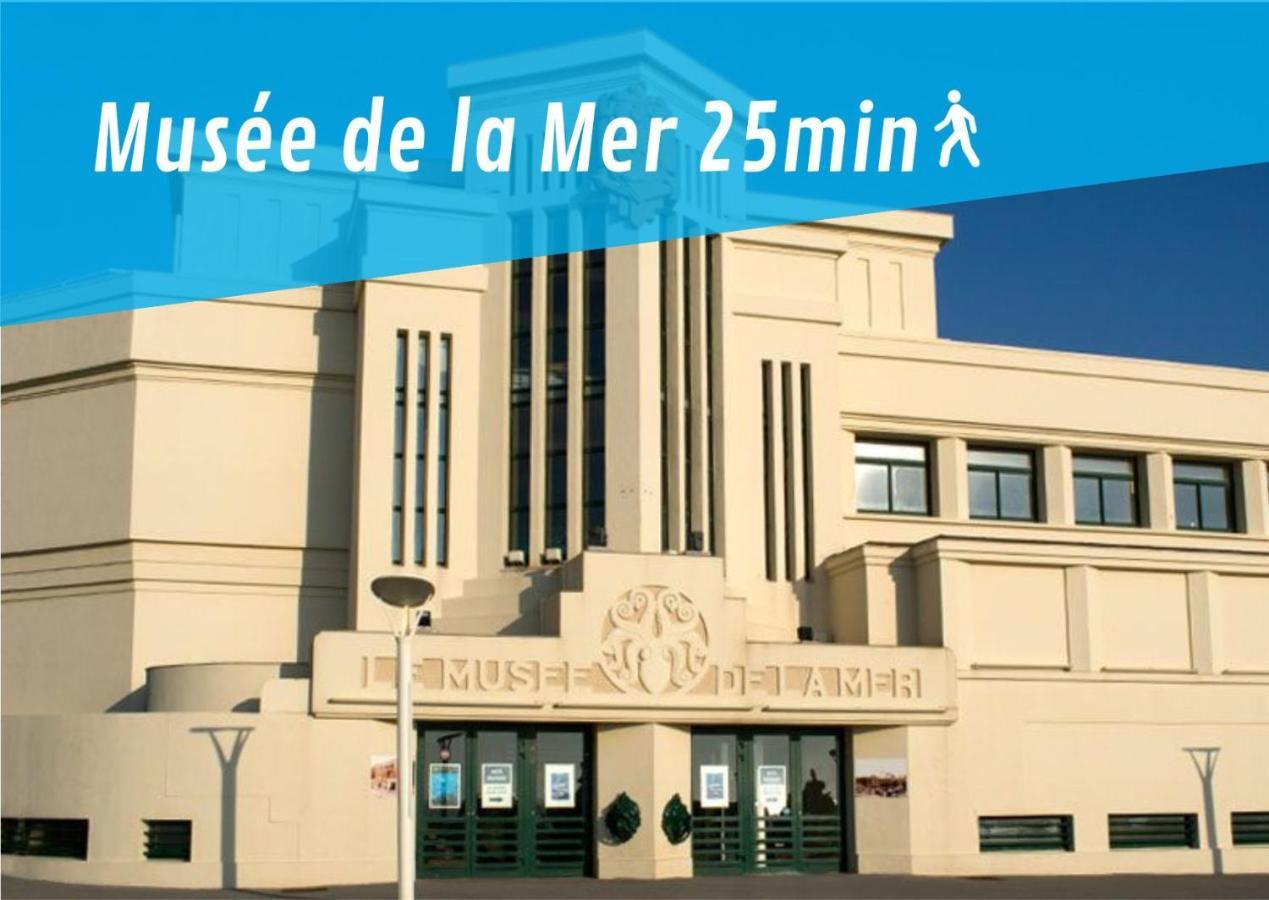 Lalanne Btz, Duplex Jardinet Pres De La Plage 比亚里茨 外观 照片