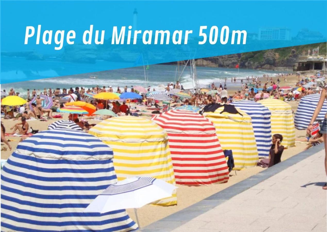 Lalanne Btz, Duplex Jardinet Pres De La Plage 比亚里茨 外观 照片
